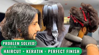 Curly to STRAIGHT Hair PERMANENTLY? Keratin Treatment Results For Men & Women (Jason Makki Salon)