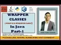 Corejava-Wrapper Class-part-1 Core Java Tutorial