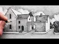 How to Draw Buildings in 1-Point Perspective Narrated