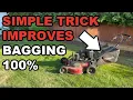 Simple Trick Improves Lawn Mower Bagging Performance 100