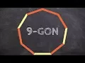 What is the sum of interior angles for a nonagon