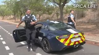 National Gendarmerie: High-speed chase in an Alpine