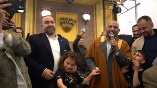 الفنان يوسف الشيخ مع الاجويد  وشيخه مريم دندنها