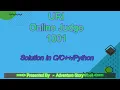 URI Problem 1001 Extremely Basic solution language Python