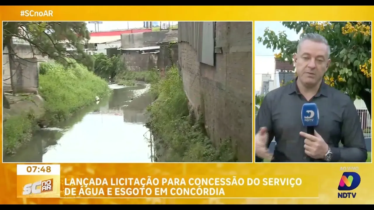 Prefeitura de Concórdia lança edital para concessão do serviço de água e esgoto