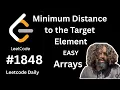 Leetcode 1848 Minimum Distance to the Target Element LEETCODE