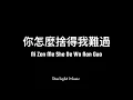 Download Lagu Ni Zen Me She De Wo Nan Guo - Huang Pin Yuan (你怎麼捨得我難過 - 黃品源)  LYRICS WITH PINYIN