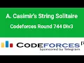 A Casimir s String Solitaire Codeforces Solution Codeforces Round 744 Div3 C