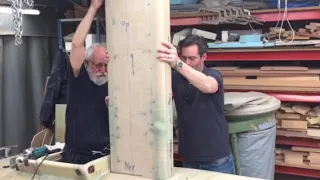 Fitting dagger board trunk