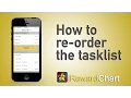 Reordering the tasks iRewardChart iPhone