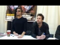 Norman spots Madison and Chandler across the aisle