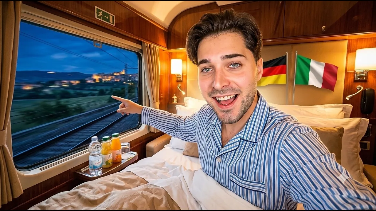 AVRUPA'DA ÖZEL ODALI GECE TRENİNE BİNDİM!