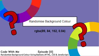 Random Background Colour On Click w HTML CSS JS Code With Me