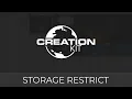 Creation Kit Storage Restrict