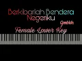 Download Lagu Berkibarlah Bendera Negeriku - Gombloh [Karaoke Piano - Female Lower Key]