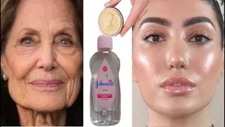 شد الوجه بالكولاجين المنزلي يمسح التجاعيد  كالممحاة مهما كان عمرك 🌟بشرة مشرقة في دقائق