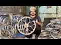 Download Lagu Unbelievable Casting Process of Motorcycle Wheel Rims in an Old Factory!