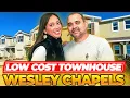 Inside a MASSIVE Townhomes in Wesley Chapel Florida Full Woodcreek Tour