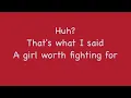 A Girl Worth Fighting For - Mulan (LYRICS)