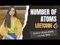 726 Number of Atoms Leetcode Daily Challenge POTD 14 July 2024 Hard Java Hindi Stack