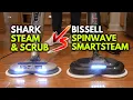 BISSELL SpinWave SmartSteam vs SHARK Scrub Clean - Which Steam Mop is the Best