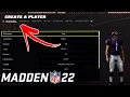 How to Create a Player then Add the Player to your Franchise in Madden 22