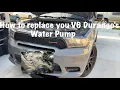 How replace your 3 6 V6 Durango s water pump quick and easy