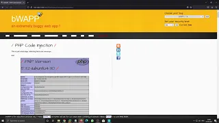 PHP Code Injection bWAPP tutorial
