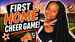 CHEERING AT MY FIRST HOME GAME! PLUS TIPS IF YOU WANT TO MAKE THE TEAM!
