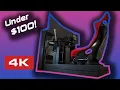 SimRacing My on a budget wood Sim Rig build - Under 100