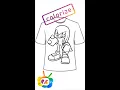 Knuckles t-short coloring page Sonic Coloring pages Clarx - Done feat Halvorsen NCS Release