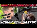 How Loud is the KICKER QUAD BOX when only Powered by 1 Cx1800 1 - Part 1