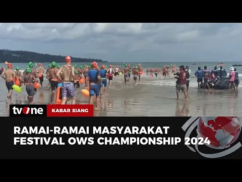 Animo Masyarakat Ikuti Acara Sea Open Water Swimming Championship 2024