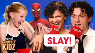 Zendaya Tom Holland s Cutest Interview Ever Showbiz Kidz