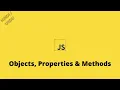 JS Class 09 Objects Properties Methods