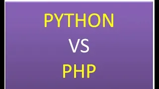 PHP VS PYTHON