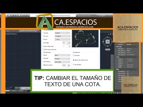 Download MP3 TIPS CAMBIAR EL TAMAÑO DE LAS COTAS EN AUTOCAD