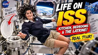 LIFE ON THE ISS 🚀 | How Astronauts Eat, Sleep & Use the Toilet in Space! 😱