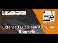 17 Extended Euclidean Algorithm Example-1