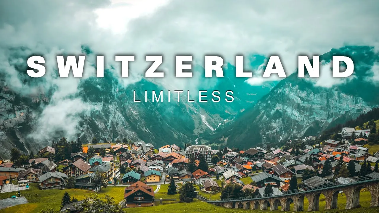 Switzerland 4K Scenic Relaxation Film With Calming Music I Heaven of Earth I most beautiful Village