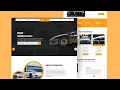 RENT a Car Website Design Using HTML CSS JavaScript Free Source Code