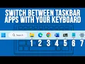 Switch Between Opened or Closed Pinned Taskbar Apps with Only Your Keyboard