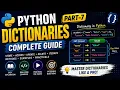 Dictionaries in PYTHON PART-7