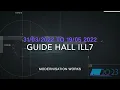 Timelapse Guide hall  ILL7 April May 2022