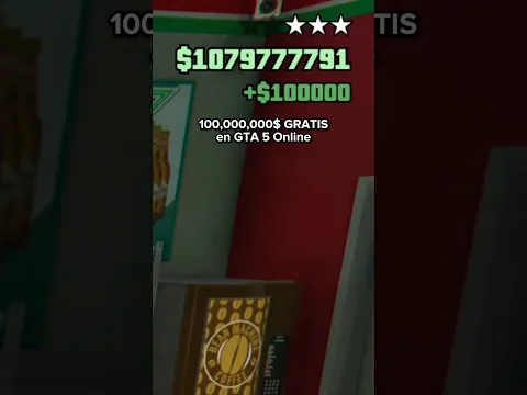 100,000,000$ GRATIS en GTA 5 Online #shorts