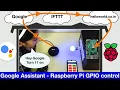 Google Assistant Controlling Raspberry Pi GPIO No Coding DIY IOT Project