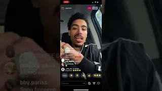 jay critch playing new music on ig live