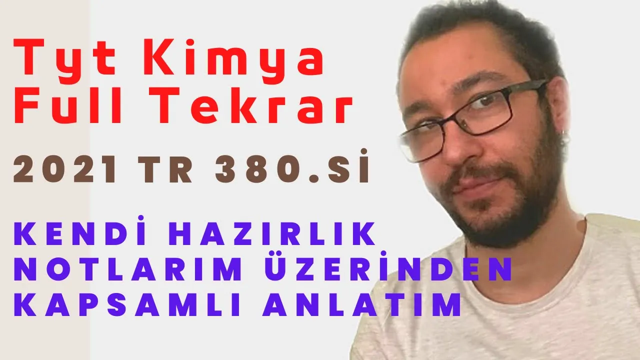 TEK A4 SAYFASINDA TYT KİMYAYI HALLET (DERECE ÖĞRENCİSİNDEN TYT KİMYA FULL TEKRAR)