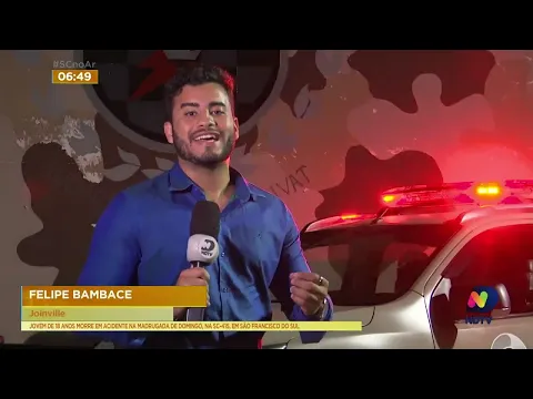 Homem é atingido por disparos de arma de fogo em estacionamento de barbearia de Joinville