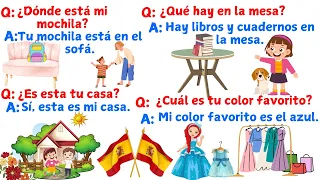 Spanish for Beginners: 100 Common Questions and Answers in Spanish for Beginners